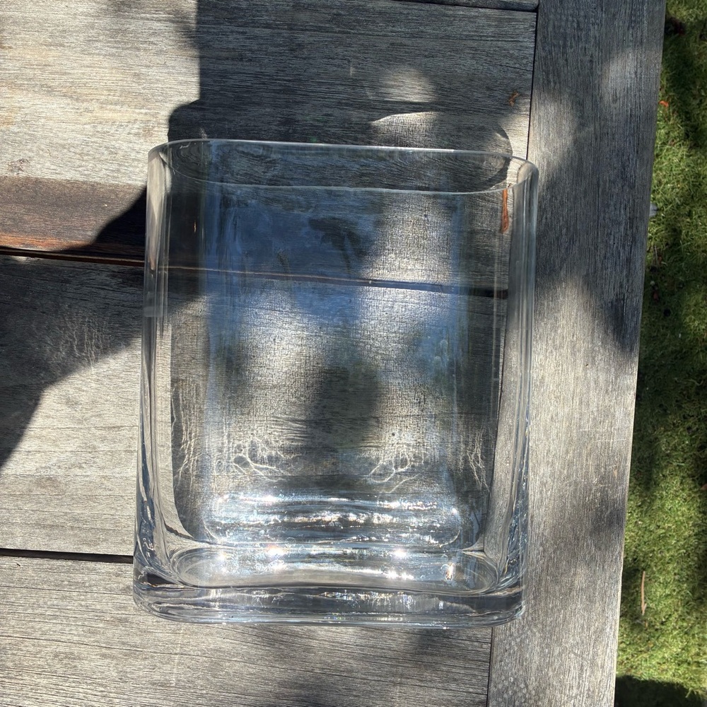 Clear Glass Vase